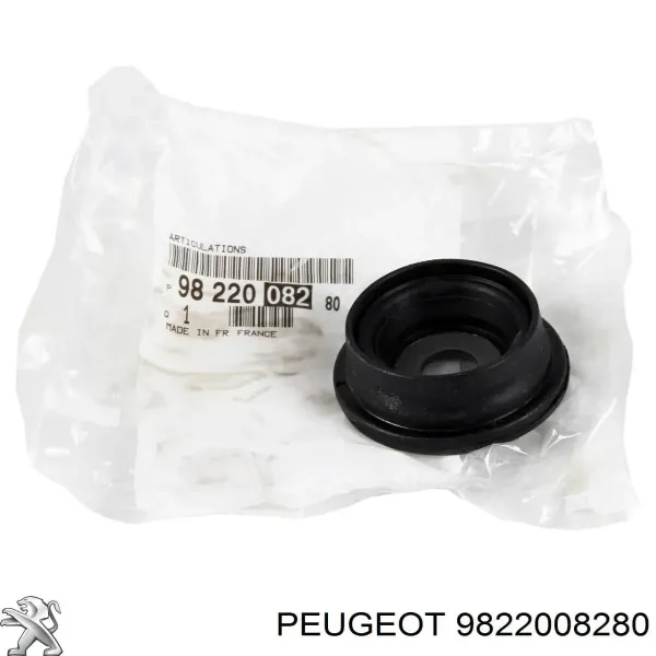 Poduszka amortyzatora tylnego 9822008280 Peugeot/Citroen