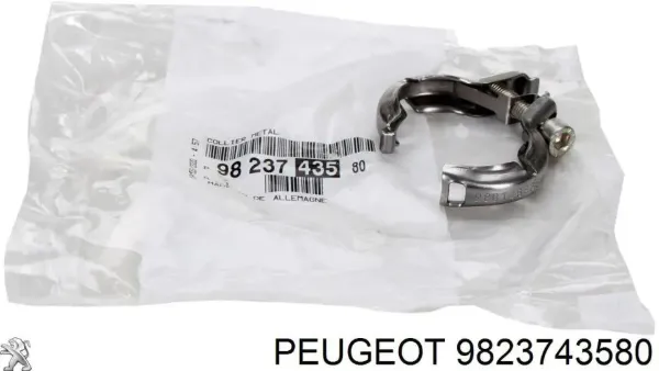 Obejma zaciskowa kolektora wydechowego 9823743580 Peugeot/Citroen