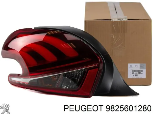 Lampa zespolona tylna lewa 9825601280 Peugeot/Citroen