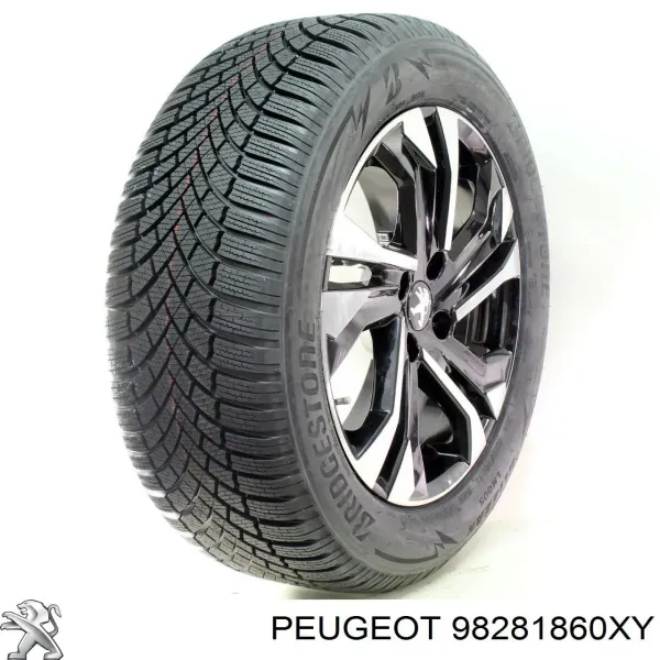 Felgi kół odlewane (lekkostopowe, tytanowe) 98281860XY Peugeot/Citroen