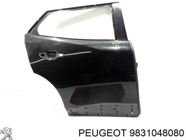 Drzwi tylne prawe 9831048080 Peugeot/Citroen