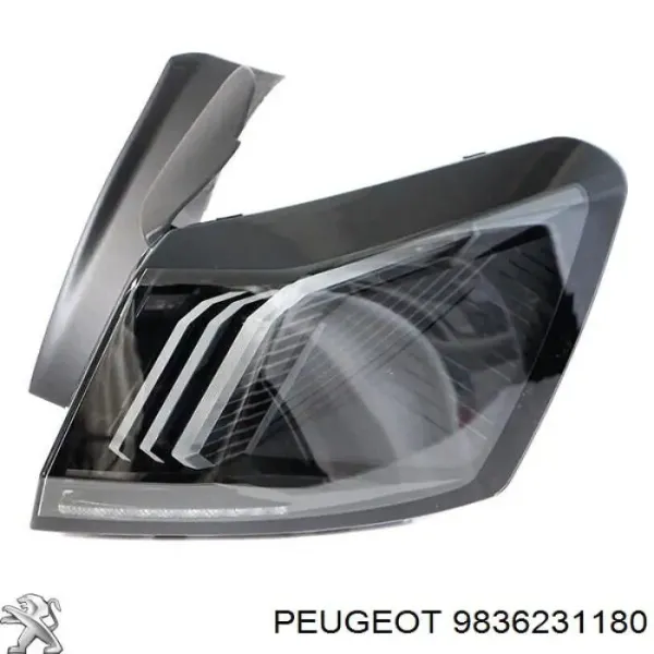 Lampa zespolona tylna prawa zewnętrzna 9836231180 Peugeot/Citroen
