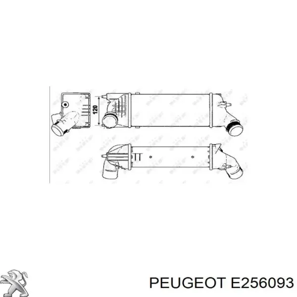  Chłodnica intercoolera Peugeot 407 SW kombi (6E) (2004 - 2011) SW
