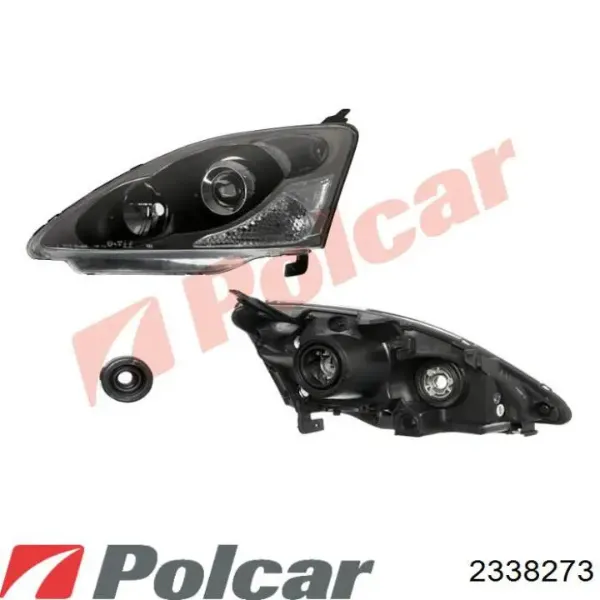 Zaślepka (kratki) lamp przeciwmgielnych zderzaka przedniego lewa 2338273 Polcar
