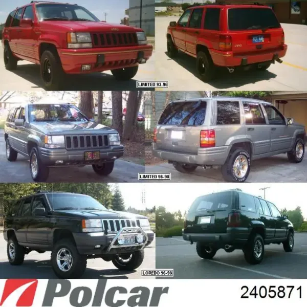 Lampa zespolona tylna lewa Jeep Grand Cherokee LAREDO