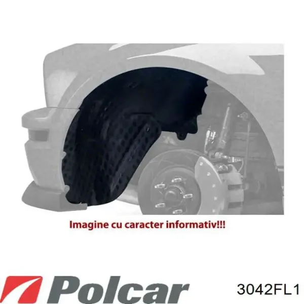 Nadkole błotnika przedniego lewe 51891107 Fiat/Alfa/Lancia