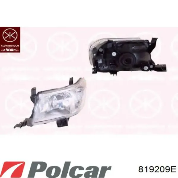 Reflektor lewy 819209E Polcar