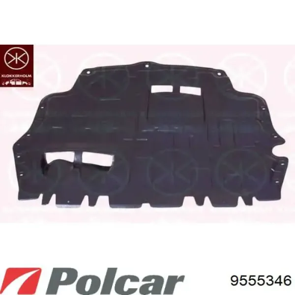 Osłona silnika, miski (przedziału silnika) 9555346Q Polcar