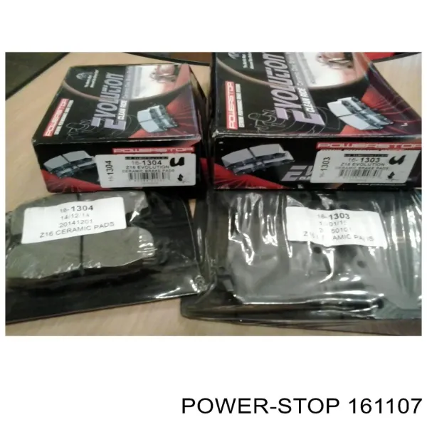 Klocki hamulcowe przednie tarczowe 161107 Power Stop