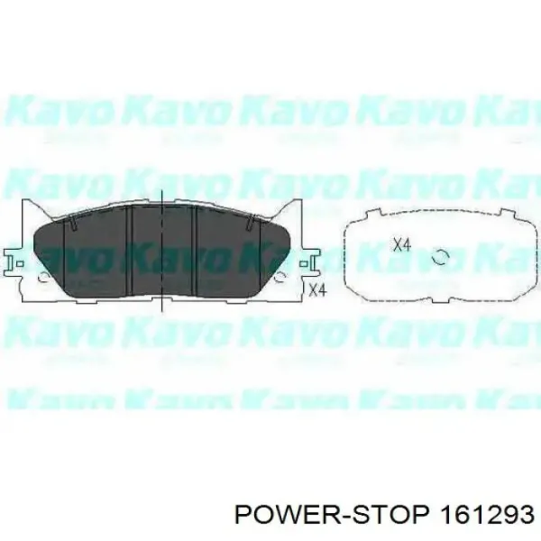 Klocki hamulcowe przednie tarczowe 161293 Power Stop