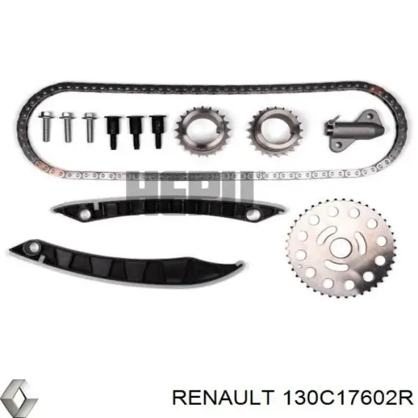 Łańcuch rozrządu, zestaw 130C17602R Renault (RVI)