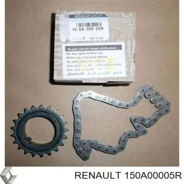 Łańcuch rozrządu, zestaw 150A00005R Renault (RVI)