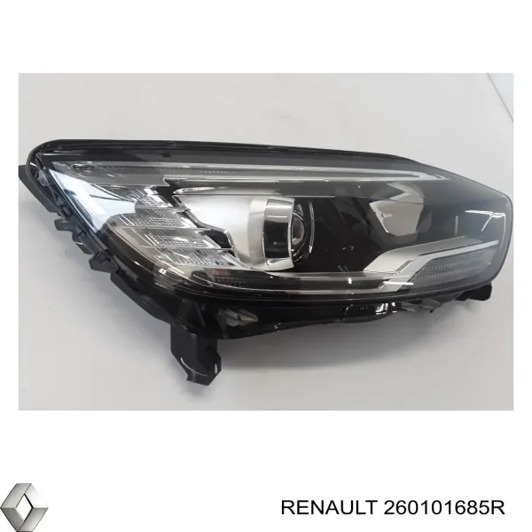 Reflektor prawy 260101685R Renault (RVI)