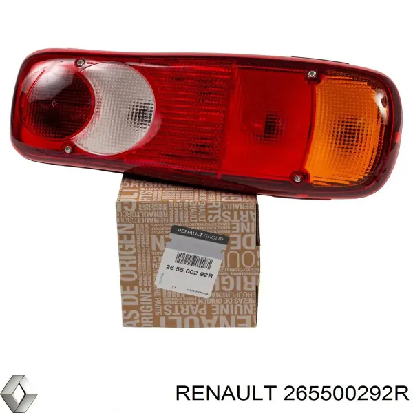 Lampa zespolona tylna prawa 265500292R Renault (RVI)