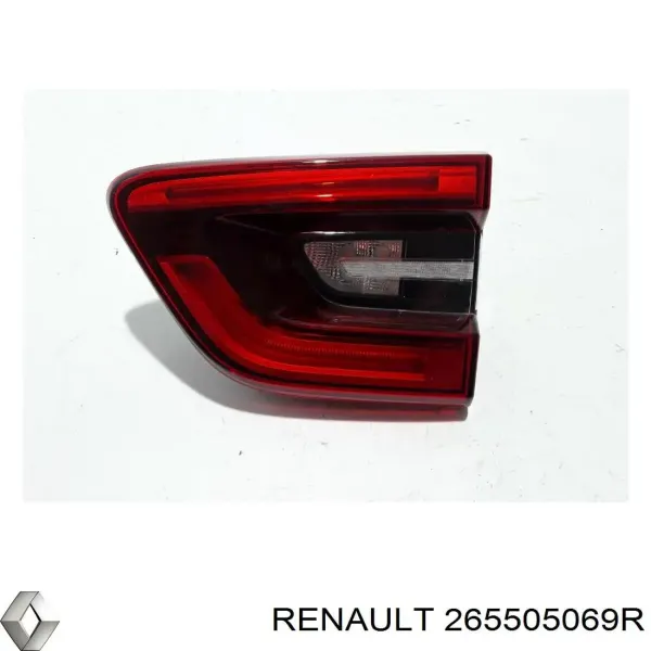 Lampa zespolona tylna prawa wewnętrzna 265505069R Renault (RVI)