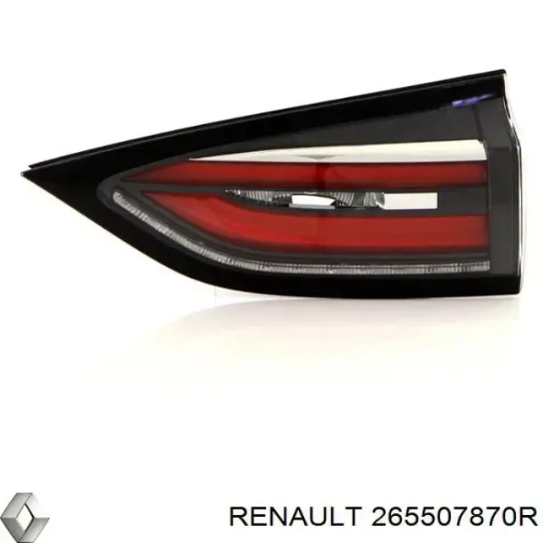 Lampa zespolona tylna prawa wewnętrzna 265507870R Renault (RVI)