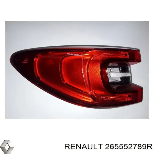 Lampa zespolona tylna lewa zewnętrzna 265552789R Renault (RVI)