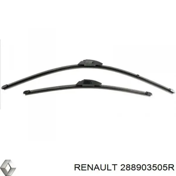 Pióro wycieraczki szyby przedniej, zestaw (2 szt.) 288903505R Renault (RVI)