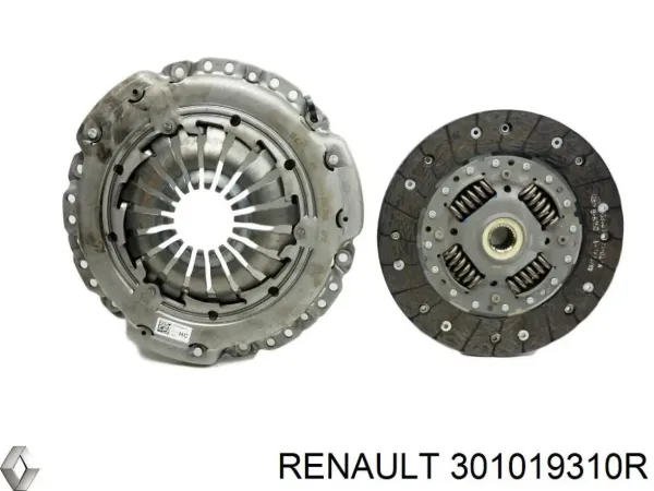 Zestaw sprzęgła (3 części) 301019310R Renault (RVI)