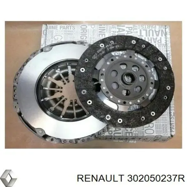 Zestaw sprzęgła (3 części) 302050237R Renault (RVI)