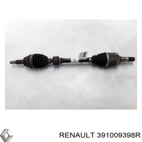 Półoś napędowa przednia prawa 391009398R Renault (RVI)
