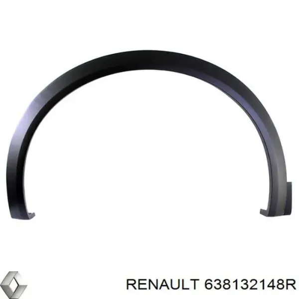 Poszerzenie (nakładka) reperaturki błotnika przedniego lewy 638132148R Renault (RVI)