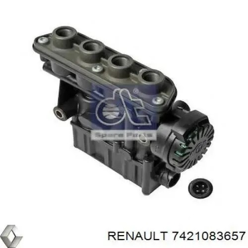 Blok zaworów zawieszenia regulowanego tylny 7421083657 Renault (RVI)