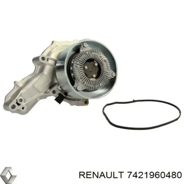 Pompa chłodząca wodna 7421960480 Renault (RVI)