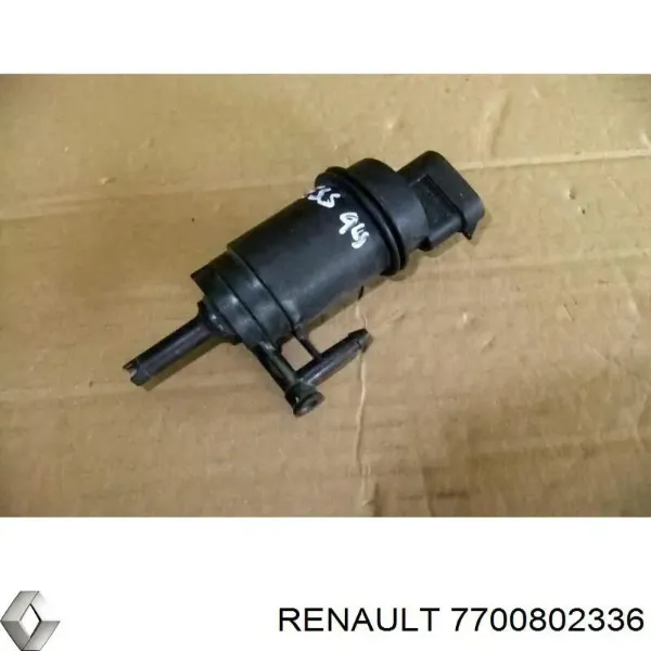 Pompka spryskiwacza szyby przedniej 7700802336 Renault (RVI)