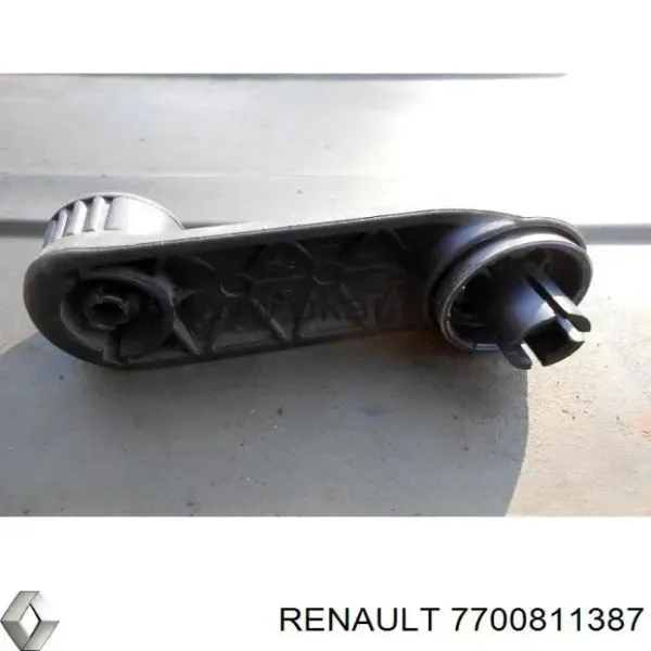 Rączka podnoszenia szyby drzwi tylnych 7700811387 Renault (RVI)
