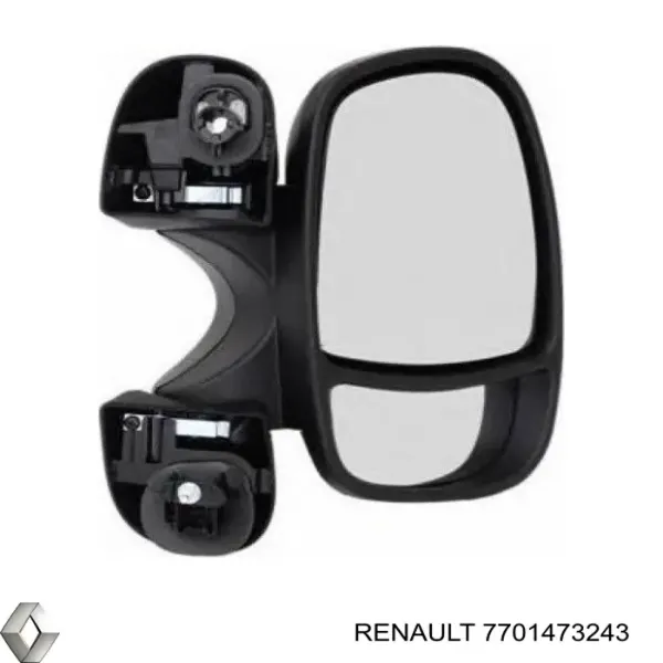 Lusterko wsteczne prawe 7701473243 Renault (RVI)