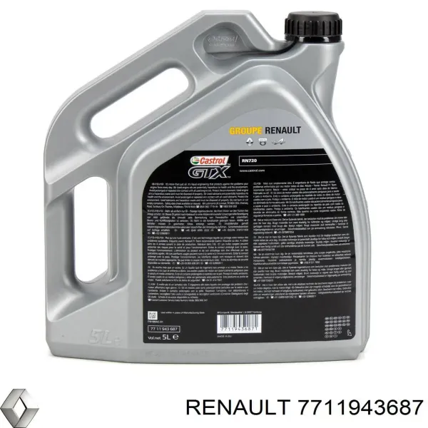 Olej do silnika Renault (RVI) 7711943687 cena, od