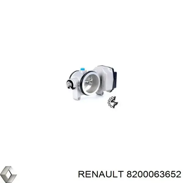 Przepustnica, komplet 8200063652 Renault (RVI)