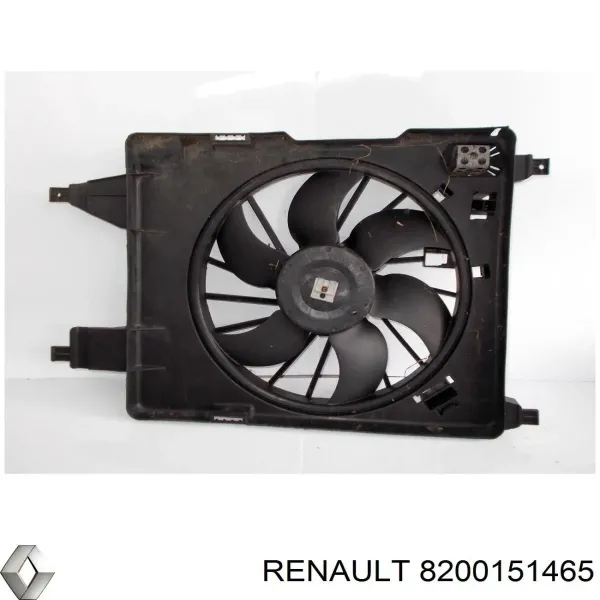 Wentylator elektryczny układu chłodzenia kompletny (silnik+wirnik) 8200151465 Renault (RVI)