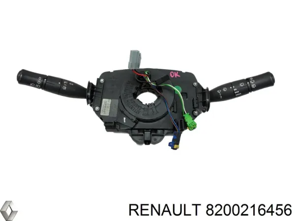 Pierścień kontaktowy AIRBAG, taśma kierownicy 8200216456 Renault (RVI)