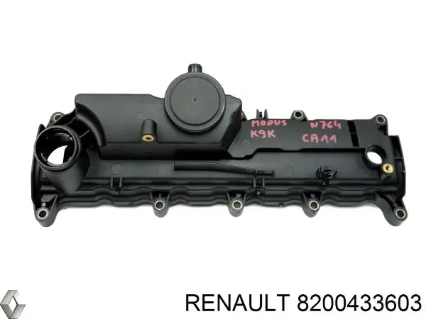 Pokrywa zaworowa 8200433603 Renault (RVI)