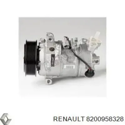 Sprężarka klimatyzacji 8200958328 Renault (RVI)