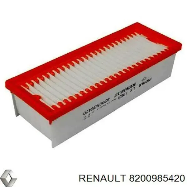 Filtr powietrza 8200985420 Renault (RVI)