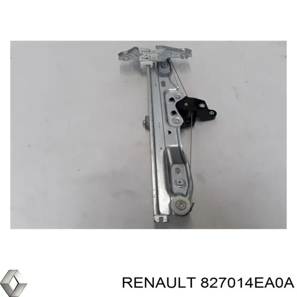 Mechanizm podnoszenia szyby drzwi tylnych lewych 827014EA0A Renault (RVI)