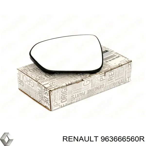 Wkład lusterka wstecznego lewego 963666560R Renault (RVI)