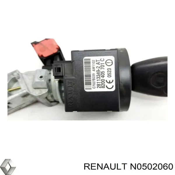 Stacyjka zapłonowa N0502060 Renault (RVI)