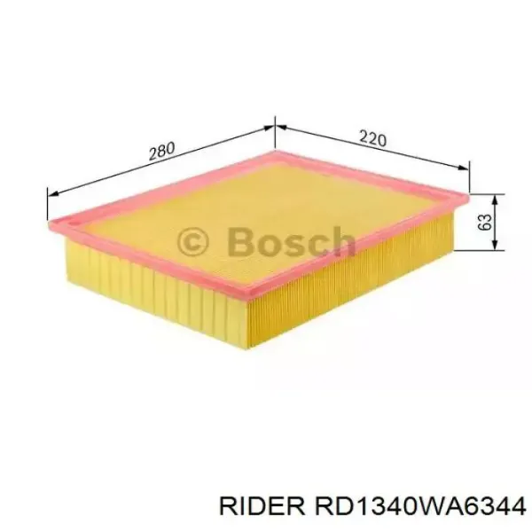 Filtr powietrza RD1340WA6344 Rider