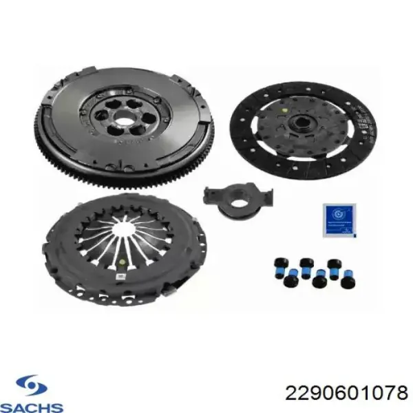 Zestaw sprzęgła (3 części) 2290601078 Sachs