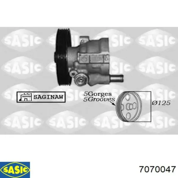 Pompa wspomagania hydraulicznego kierownicy 9681545980 VAG
