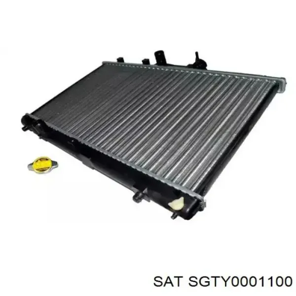 Chłodnica silnika 1640002370 Toyota