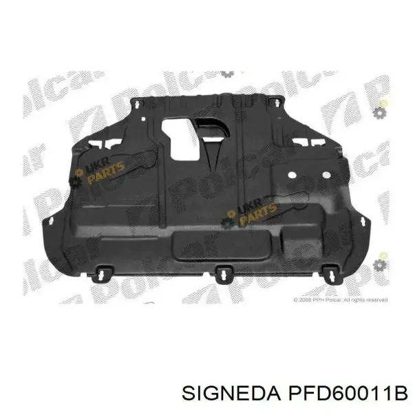 Osłona silnika, miski (przedziału silnika) PFD60011B Signeda