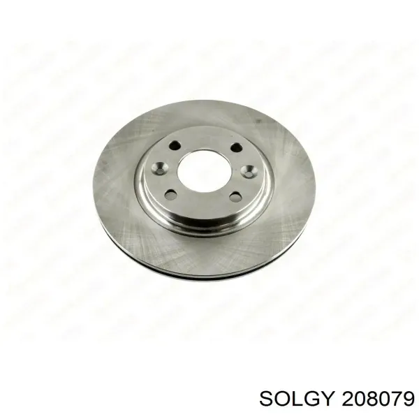 Tarcza hamulcowa przednia 208079 Solgy