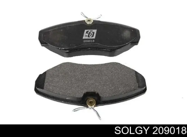 Klocki hamulcowe przednie tarczowe 209018 Solgy