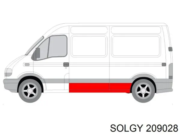 Okładziny (klocki) do hamulców tarczowych tylne 209028 Solgy