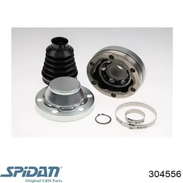Przegub homokinetyczny przedni wewnętrzny 304556 GKN-Spidan